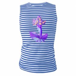 Майка-тельняшка Purple Mermaid Barbie - PrintSalon