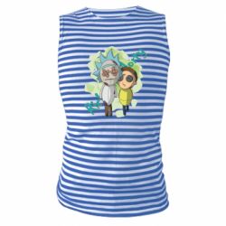 Майка-тельняшка Rick and Morty voodoo doll - PrintSalon