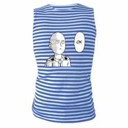 Майка-тельняшка Saitama ok - PrintSalon