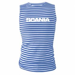 Майка-тельняшка Scania truck - PrintSalon