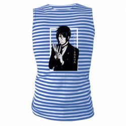 Майка-тільняшка Sebastian Michaelis butler - PrintSalon