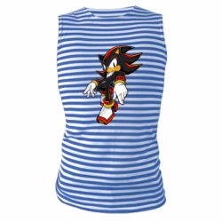 Майка-тельняшка Shadow the hedgehog - PrintSalon