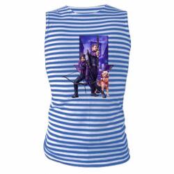 Майка-тельняшка Соколиный глаз и Кейт Бишоп - PrintSalon