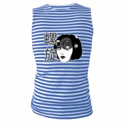 Майка-тельняшка Спираль