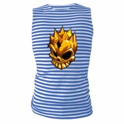 Майка-тельняшка Standoff - Gold Skull - PrintSalon