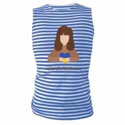 Майка-тільняшка Stay with Ukraine