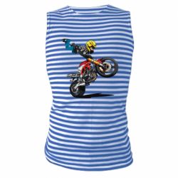 Майка-тельняшка Stunt - PrintSalon