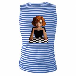 Майка-тельняшка The Queen's Gambit art - PrintSalon