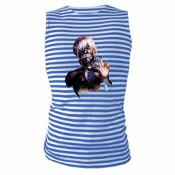 Майка-тельняшка Tokio Ghoul Kaneki - PrintSalon