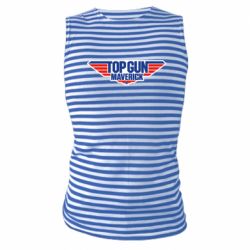 Майка-тельняшка Top Gun. Maverik - PrintSalon