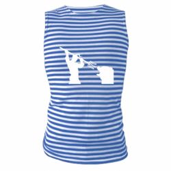 Майка-тельняшка Тризубом по морде - PrintSalon