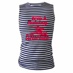 Майка-тельняшка Truck Driving Is My Superpower - PrintSalon