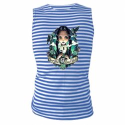 Майка-тельняшка Уэнздей арт - PrintSalon