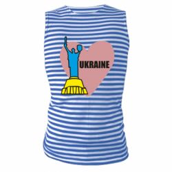 Майка-тельняшка Ukraine in heart - PrintSalon
