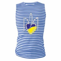 Майка-тельняшка Ukrainian heart - PrintSalon