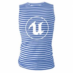 Майка-тельняшка Unreal Engine Logo - PrintSalon