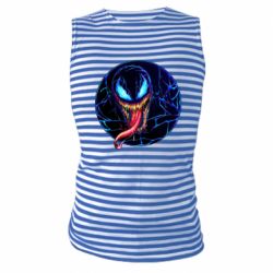 Майка-тільняшка Venom black and blue style - PrintSalon