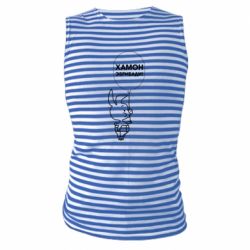 Майка-тельняшка Винни хамон эврибади - PrintSalon