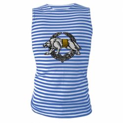 Майка-тельняшка Волк УССО - PrintSalon