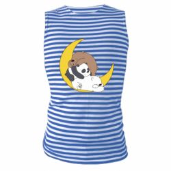 Майка-тельняшка We bare bears sleep - PrintSalon