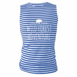 Майка-тельняшка Wild forest adventure - PrintSalon