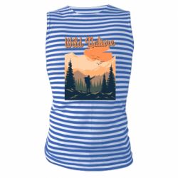 Майка-тельняшка Wild nature - PrintSalon