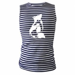 Майка-тельняшка Wolf And Fox - PrintSalon