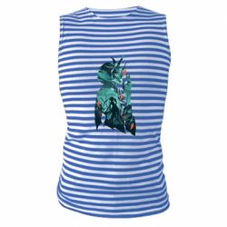 Майка-тельняшка Xiao silhouette - PrintSalon