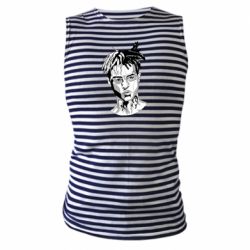 Майка-тельняшка XXXTentacion Monochrome Art - PrintSalon