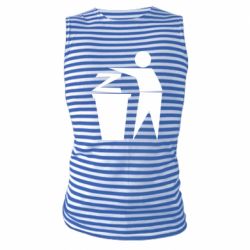 Майка-тельняшка Z is a trash - PrintSalon