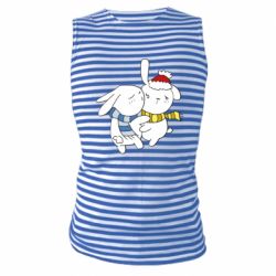 Майка-тельняшка Зайцы - PrintSalon