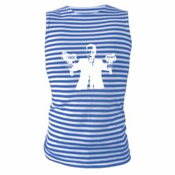 Майка-тельняшка Zelensky fuck putin - PrintSalon