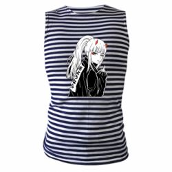 Майка-тельняшка Zero Two Art - PrintSalon