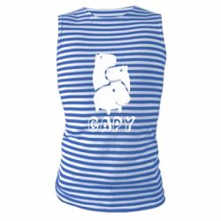 Майка-тельняшка Capy - PrintSalon