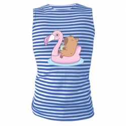 Майка-тельняшка Capybara Chilling - PrintSalon