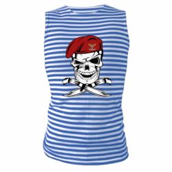 Майка-тельняшка Череп ДШВ - PrintSalon