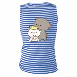 Майка-тельняшка Чиби котики - PrintSalon