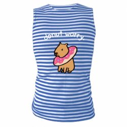 Майка-тельняшка Donut Worry - PrintSalon