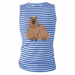 Майка-тельняшка Две капибары - PrintSalon