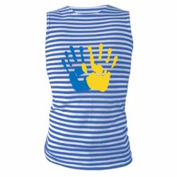 Майка-тельняшка Руки Украина