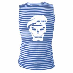 Майка-тільняшка Skull ДШВ - PrintSalon