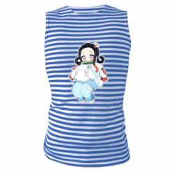 Майка-тельняшка Very cute Nezuko - PrintSalon