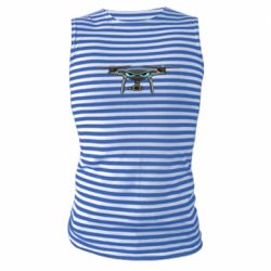 Майка-тельняшка Уверенный дрон - PrintSalon