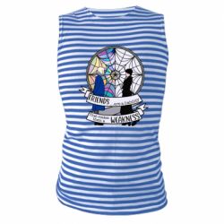 Майка-тельняшка Wednesday and friends - PrintSalon