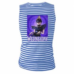 Майка-тельняшка Wednesday art. - PrintSalon