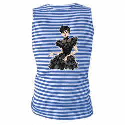 Майка-тельняшка Wednesday Sketch - PrintSalon