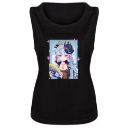 Женская майка Аяка в рамке - PrintSalon