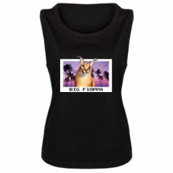 Женская майка Big Floppa - PrintSalon