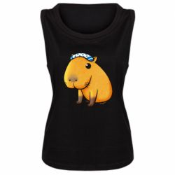 Женская майка Capybara Art - PrintSalon