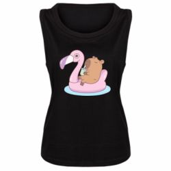 Женская майка Capybara Chilling - PrintSalon